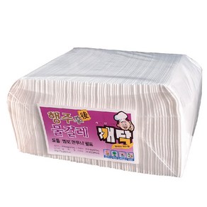 뽀닥 행주후 물걸레 청소용부직포 고급형 도톰민무늬 300X300 80장, 1개