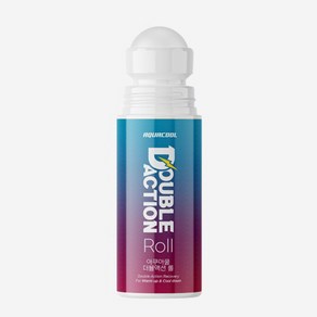 아쿠아쿨 더블액션 롤 쿨 핫 이중케어 리커버리, 100ml, 1개