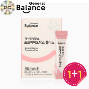 1+1[GCOOP]최신정품 지쿱 제너럴 밸런스 프로바이오틱스유산균 /1일 섭취량 50억CFU보장/ 지쿱유산균, 2개, 60g