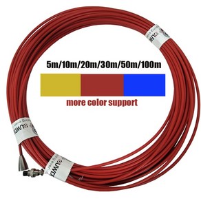하수구샤프트 산업용 시스템 케이블 미터 카운터 포함 배수관 파이프 라인 비디오 카메라 20 50 50M 5mm 호환용, 1개