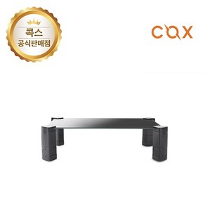 COX CMS10S 싱글 강화 유리 높이 조절형 모니터 스탠드, 1개