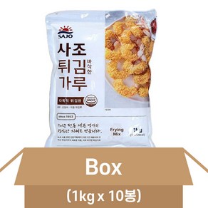 맥선 사조 바삭한 튀김가루 1kg X10개, 10개