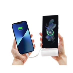 미모아 2in1 도킹형 일체형 미니 보조배터리 MI-PM20 5000mAh(C타입/8핀 )