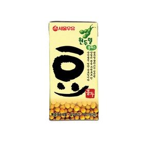 서울우유 원두밀 플러스 두유, 190ml, 96개