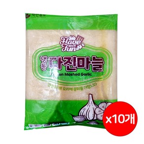 해브펀 다진마늘 1kg x 10봉 1박스 중국산, 10개