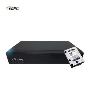 이지피스 QHDVR-4004QS_265 400만화소 4채널 녹화기, 1개