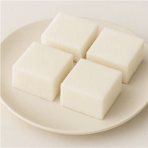 맵쌀 국산쌀100% 전국민 간식 백설기, 50g, 20개