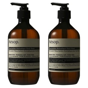 이솝 레저렉션 아로마틱 핸드워시, 500ml, 2개
