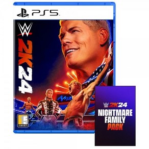 [2K/H2인터렉티브] PS5 WWE 2K24 스탠다드에디션 나이트메어패밀리팩증정