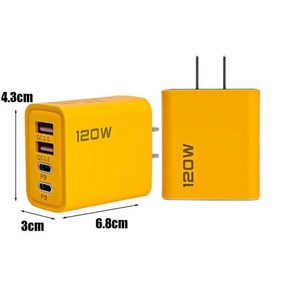 20W 고속 충전 4 포트 휴대폰 충전기 QC3.0 USB C타입 충전기 듀얼 PD 벽 어댑터 EU US UK 플러그 아이폰 5, [02] US, 1개