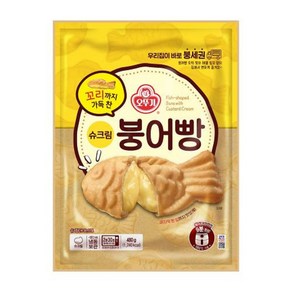 오뚜기 슈크림붕어빵, 5개, 480g