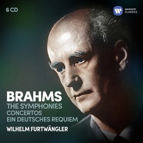 (수입6CD) Bahms - Symphonies No.1-4/ Wilhelm Futwangle (브람스: 교향곡 전집/ 독일 레퀴엠), 단품