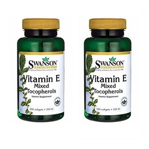 스완슨 비타민E 믹스 토코페롤 200IU 250소프트젤 2팩/ Swanson Vitamin E Mixed Tocopherols