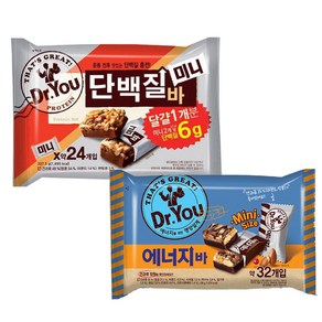 오리온 닥터유 에너지바 미니 330g+단백질바 337.5g[총2개]