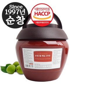 순창 고을 청매실 고추장 2.2kg 전통 해썹 인증 매실고추장, 1개