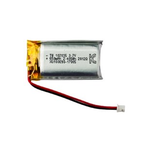 리튬폴리머배터리3.7V 650mAh, 1개