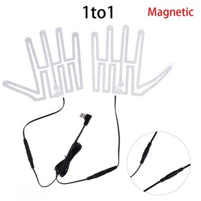 용 야외 열 핸드 워머 히터 신발 장갑 카본 USB 가열 패드 전기 필름 1 쌍 5V, 1.1 Powe, 1개