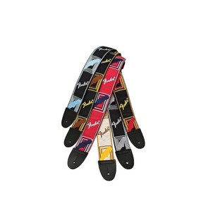 FENDER 펜더 정품 MONOGRAM 모노그램 스트랩 STRAP, RED/WHT/BLUE, 1개