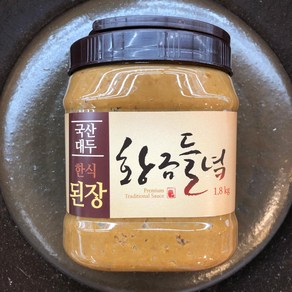 옛맛뚝배기 숙성된장 한정기간세일 [황금들녘된장 국산100%] 1.8kg, 1개