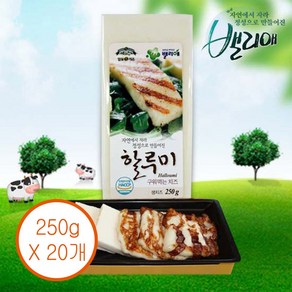 밸리애 임실 구워먹는치즈 할루미 250g, 20개