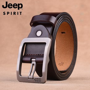 JEEPSPIRIT 정품 남성용 가죽 벨트 OM18CD996BT0356 + 정품 선물용벨트 박스 증정