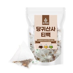 참당귀산사차 티백 삼각티백차 식수대용, 100개, 1g, 1개, 100개입