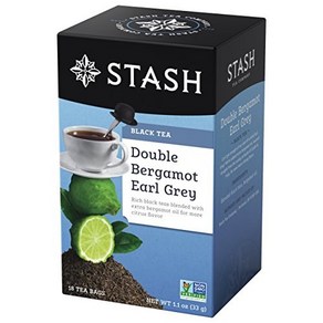 Stash Double Bergamot Earl Grey Black Tea Tea bags 18 ct 스태시 더블 베르가못 얼 그레이 홍차 티백 18ct