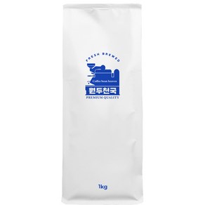 원두천국 베트남 로부스타 블루드래곤 워시드 G1 원두커피, 1개, 1kg, 홀빈(분쇄안함)