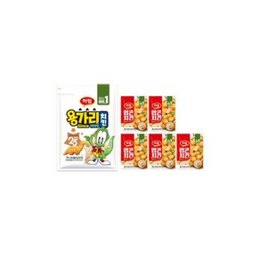 하림 용가리치킨 1kg 1봉 + 팝콘치킨 180g 5봉 야식 안주 간식 자취생 에어프라이어 냉동식품 아이간식