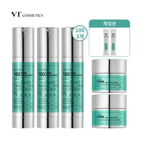 [브이티] VT PDRN 리들샷 100 50ml * 3개 + 크림 50ml * 2개 + (무료 체험분) 리들샷 100 스틱파우치 * 2개, 1개, 상세 설명 참조, 상세 설명 참조