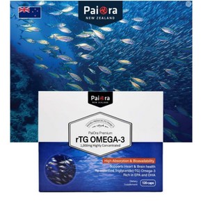 [파이오라]뉴질랜드 자연의나라 파이오라 알티지 오메가 3 TG OMEGA-3 120 캡슐 (EPA 400+DHA 300), 1개, 120정