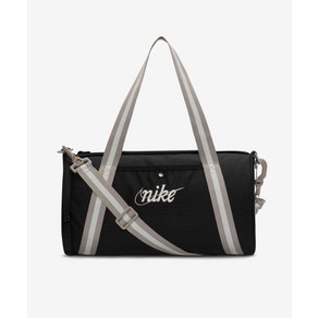 [국내정품] NIKE 나이키 크로스백 더블백 헤리티지 레트로 더플백 13L - 블랙 그레이 DR6261-014 매장판, FREE, 1개