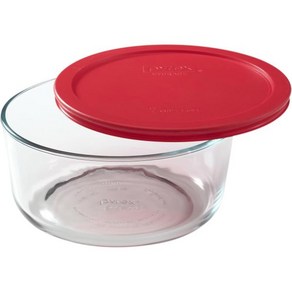 pyex 파이렉스 저장용기 식품보관뚜껑 PYREX ROUND W/LID 7CUP by Mf Pat No 1075429