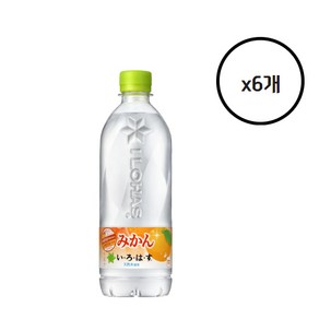 일본 이로하스 귤 맛, 6개, 540ml