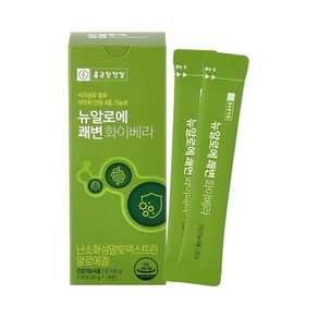 종근당건강 뉴알로에쾌변 화이베라 14포 2주분, 280g, 1개