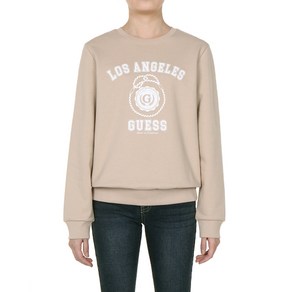 [게스] GUESS LADY FLEECE SWEATSHIRT_라운드로고 RN4K04C1