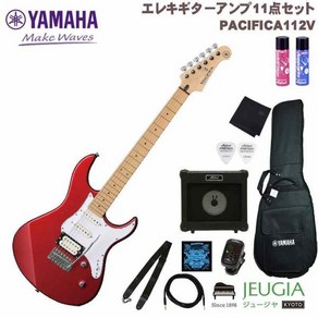 [일본정품수입]【앰프 세트】YAMAHA PACIFICA112V RM SET 야마하 퍼시피카 일렉트릭 기타 레드 메탈릭 PAC1, 한개옵션2, 한개옵션0, 한개옵션1