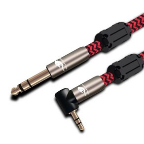 Hifi 차폐 오디오 케이블 미니 잭 3.5mm-스테레오 6.35mm PC 앰프 사운드 믹서 3.5-1/4 