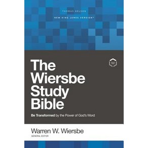 NKJV : Wiesbe Study Bible Be Tansfomed by the Powe of God's Wod (Hadcove/Red Lette Ed/Comfot Pint), ThomasNelson