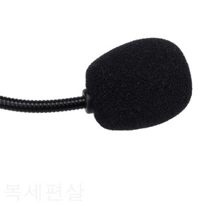 헤드셋 교체 위생커버 윈드스크린 컬러 솜 핀마이크 텔레마케터 스펀지 덮개, 단품, 1개