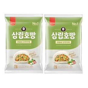 [오티삼립]냉동 야채꼬마호빵 6입(240g) 2개, 240g, 12개