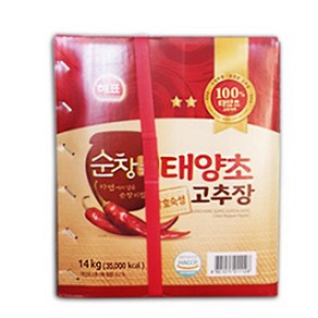 사조해표 순창궁 태양초 고추장 14kg(지함) / 업소용/ 대용량, 1개, 14kg