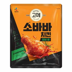 CJ 고메 소바바치킨 양념 봉 300g, 1세트