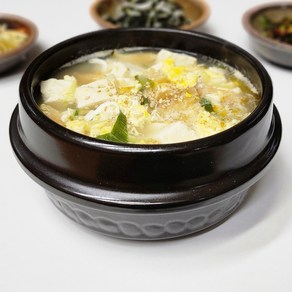 [세제세척가능] 오래쓰는 오뚝이 뚝배기 무흡수 무균열 계란찜 된장찌개 국밥 설렁탕 곰탕 비빔기 뚝배기, 오뚝이 뚝배기 1호, 1개