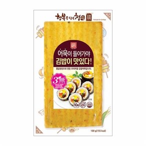 한성기업 행복담은청 김밥어묵, 1개, 100g