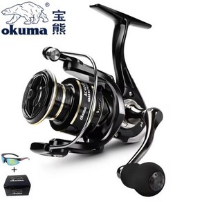 OKUMA 스피닝 낚시 릴 2000 7000 초경량 최대 드래그 10kg 5.21 서핑 캐스팅 바닷물 지깅 릴, 없음, 2) 2000의 시리즈