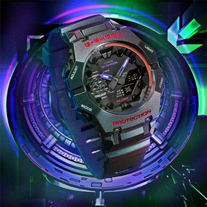 [G-SHOCK] 지샥 GA-B001AH-6ADRRR Aim High 시리즈 블루투스 페어링 퍼플 캐주얼 아날로그 전자 콤비 시계