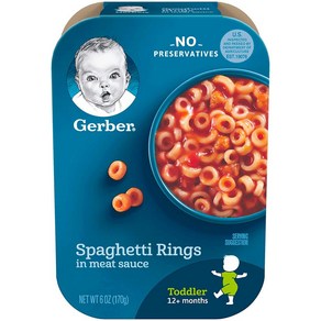 거버 스파게티 링 미트소스 Gebe Spaghetti Rings Meat Sauce 170g 6개