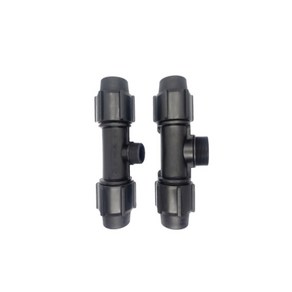 [도남농자재] 밸브 PE 티바디 나사 몸통티 농자재 관수자재, 40mm×16mm, 1개