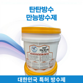 탄탄방수 침투 만능방수제 셀프방수 욕실 외벽 바닥 발수제 방수액, 1개, 15kg, 단일(투명)